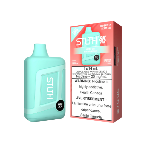 Arctic Mint Stlth 8K Pro - Disposable Vape